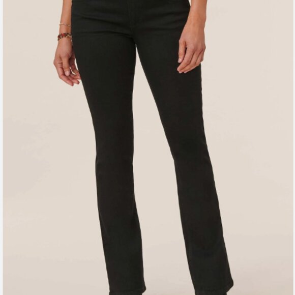 EUC Democracy "Ab"solution® Itty Bitty Bootcut Black Jeans - Picture 2 of 8